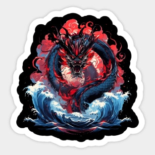 Raging Dragon Sticker